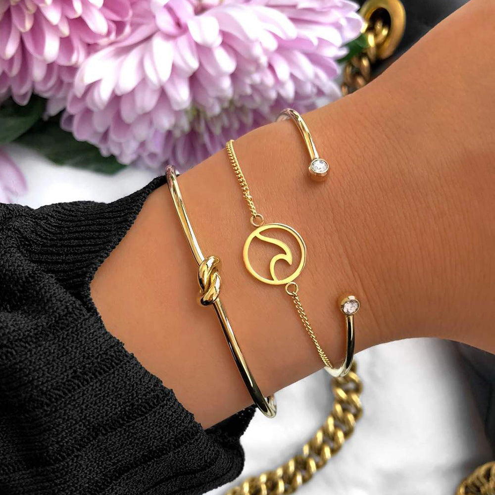 Wave Bracelet Set